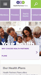 Mobile Screenshot of healthpartnersplans.com